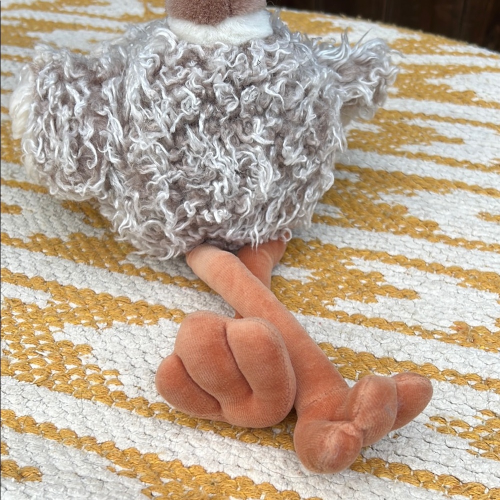 Gund Plush Stuffed Animal Ostrich Bird Brown and Tan - Picture 12 of 13